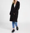 Saltwater Luxe Long Sweater Jacket In Black In Black