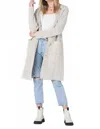 Saltwater Luxe Lorelei Button Sweater In Beige In Gray