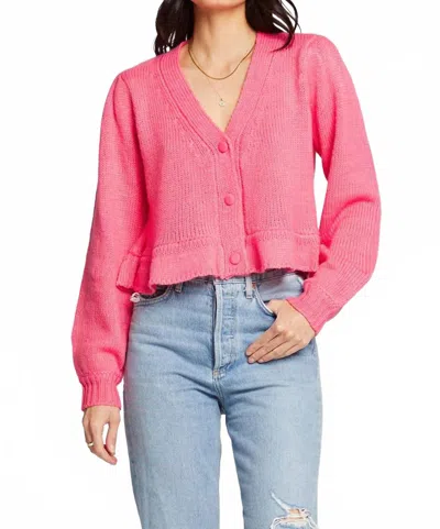 Saltwater Luxe Lyle Cardigan In Pink