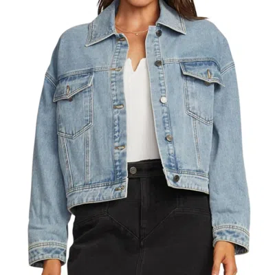 Saltwater Luxe Marin Jacket In Stonewash Denim In Multi