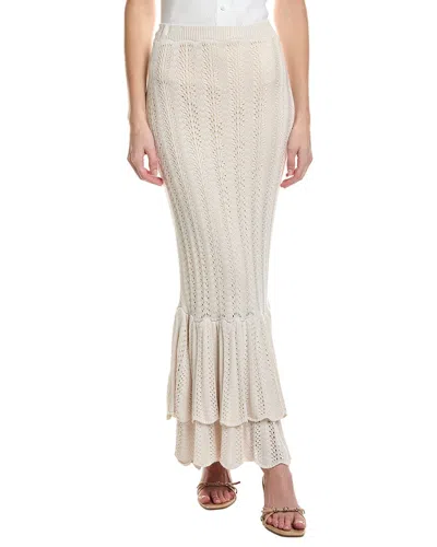 Saltwater Luxe Midi Skirt In Neutral