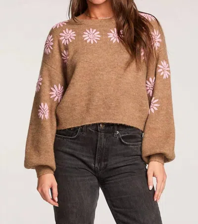 Saltwater Luxe Mimi Sweater In Chai In Brown