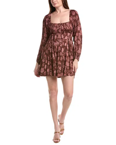 Saltwater Luxe Mini Dress In Brown