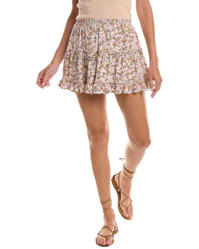 Saltwater Luxe Mini Skirt In Neutral