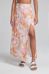 Saltwater Luxe Maxi Skirt In Pink