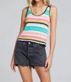 Saltwater Luxe Nelly Sweater Tank In Multi In Multi
