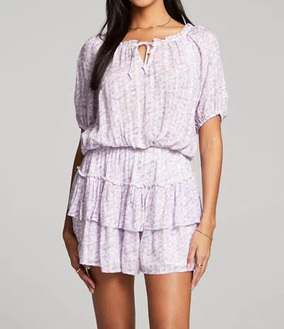 Saltwater Luxe Nilli Top In Purple