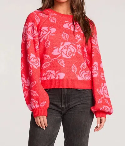 Saltwater Luxe Noele Vintage Red Sweater