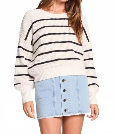 Saltwater Luxe Opal Sweater In Salt In Multi