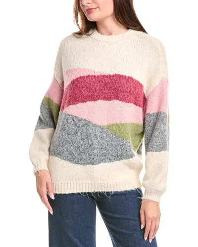 Saltwater Luxe Oversized Sweater In Purple