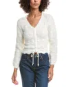 Saltwater Luxe Pearl Sweater In White
