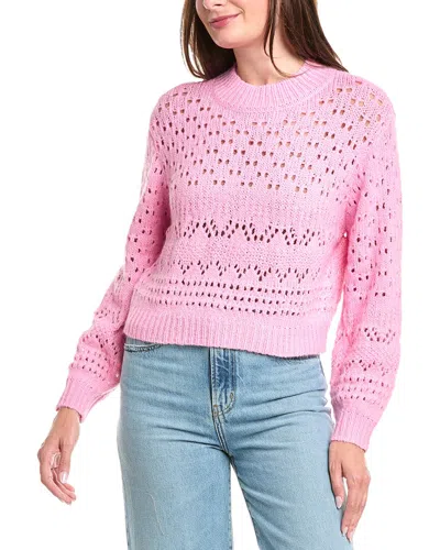 SALTWATER LUXE SALTWATER LUXE POINTELLE SWEATER