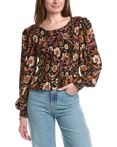 Saltwater Luxe Printed Blouse In Multi