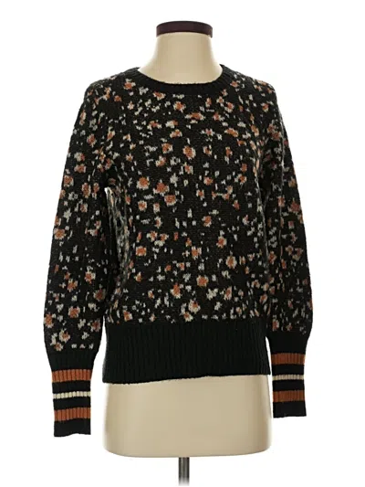 Pre-owned Saltwater Luxe Pullover Sweater In Black