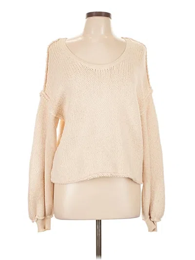 Pre-owned Saltwater Luxe Pullover Sweater In Brown