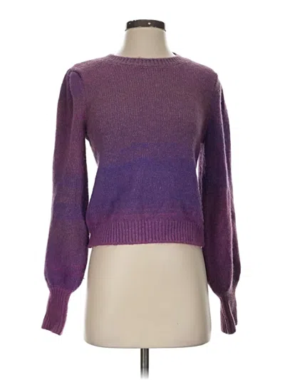 Pre-owned Saltwater Luxe Pullover Sweater In Purple