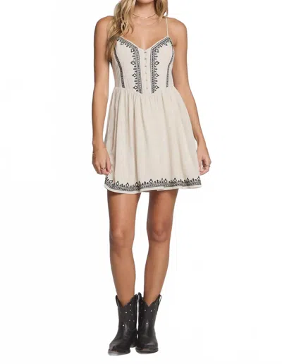 Saltwater Luxe Rayna Mini Dress In Natural In Neutral