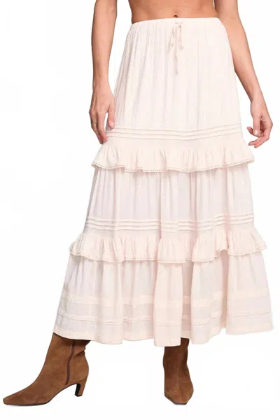 Saltwater Luxe Regan Midi Skirt In Ivory In Neutral