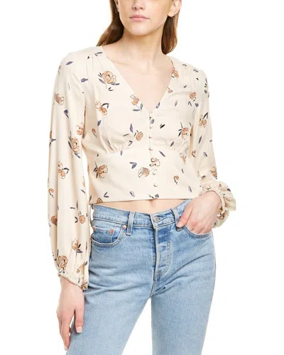 Saltwater Luxe Rinna Top In Brown