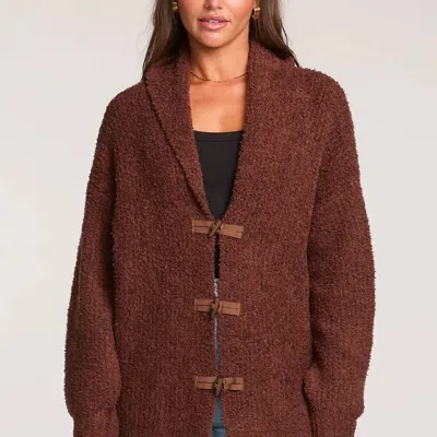 Saltwater Luxe Safire Sweater In Chocolate In Brown