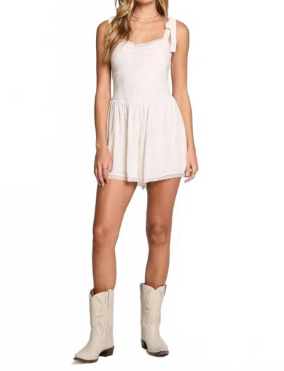 Saltwater Luxe Saphyra Romper In Salt In White