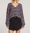 SALTWATER LUXE SCOUT SWEATER TOP IN STRIPE