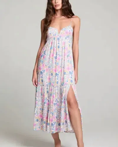 Saltwater Luxe Seren Midi Dress In Multi