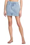 Saltwater Luxe Serenity Mini Skirt In Stonewash Denim