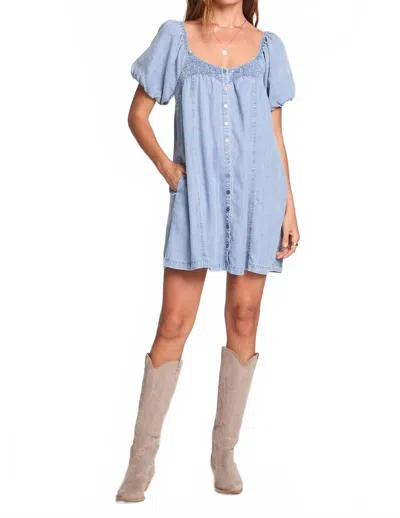 Saltwater Luxe Seymore Mini Dress In Vintage Indigo In Blue