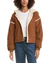 Saltwater Luxe Sherpa-lined Jacket In Brown