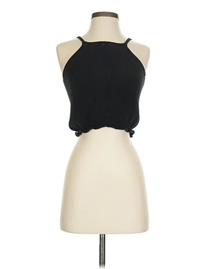 Pre-owned Saltwater Luxe Sleeveless Blouse In Black