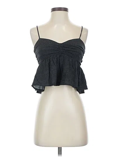 Pre-owned Saltwater Luxe Sleeveless Blouse In Black