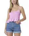 Saltwater Luxe Smocked Tank In Multi