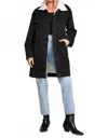Saltwater Luxe Solace Denim Jacket - Plus In Washed Black In Black