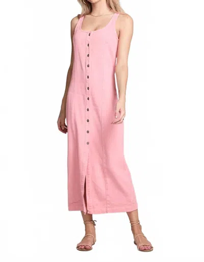 Saltwater Luxe Solara Midi Dress In Bellini In Pink