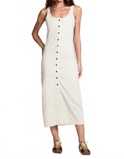 Saltwater Luxe Solara Midi Dress In Salt In White