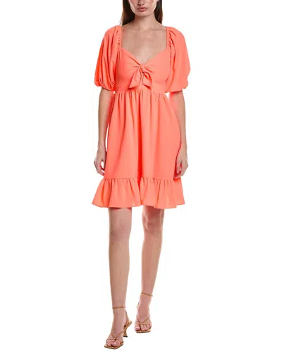 Saltwater Luxe Solid Mini Dress In Orange