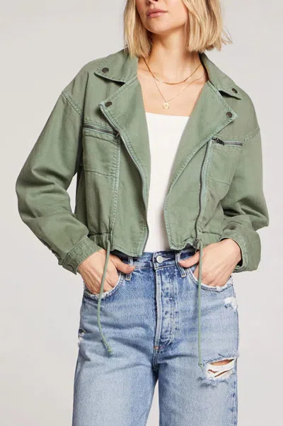 Saltwater Luxe Sonja Jacket In Moss In Green