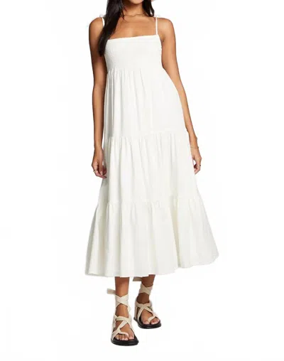 Saltwater Luxe Sorrento Midi Dress In Salt In White