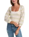 Saltwater Luxe Lev Sweater In Multi In White