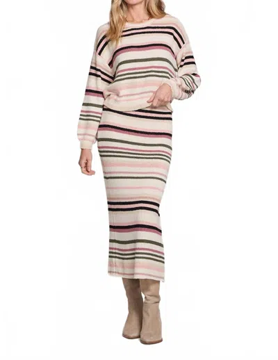 Saltwater Luxe Suzi Midi Skirt In Multi Color