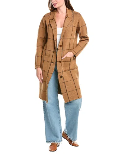 Saltwater Luxe Sweater Coat In Brown