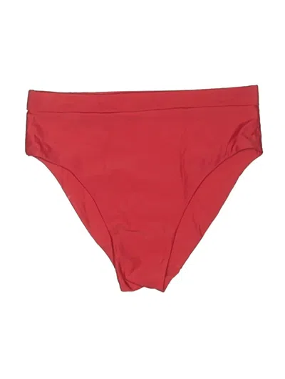 Pre-owned Saltwater Luxe Swimsuit Bottoms In Red