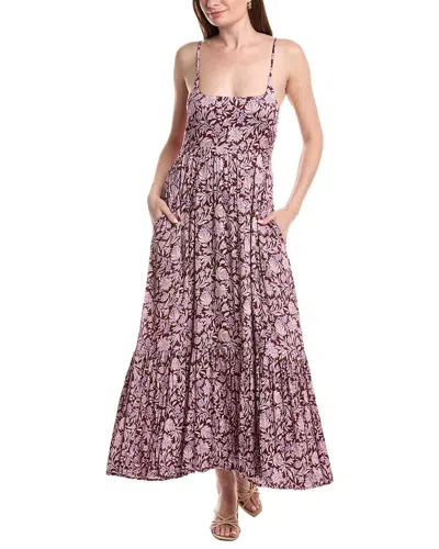 Saltwater Luxe Tank Maxi Dress In Burgundy