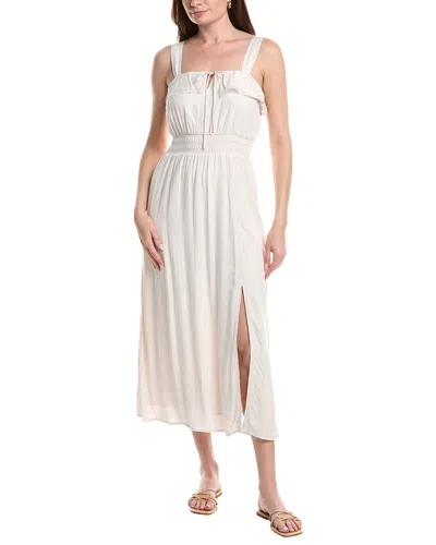 Saltwater Luxe Tank Midi Dress In Beige