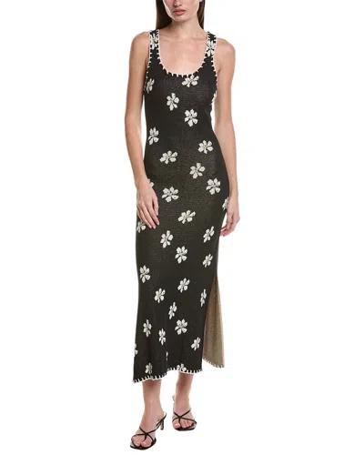 Saltwater Luxe Tank Midi Dress In Black