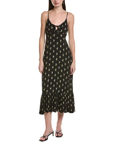 Saltwater Luxe Tank Midi Dress In Black