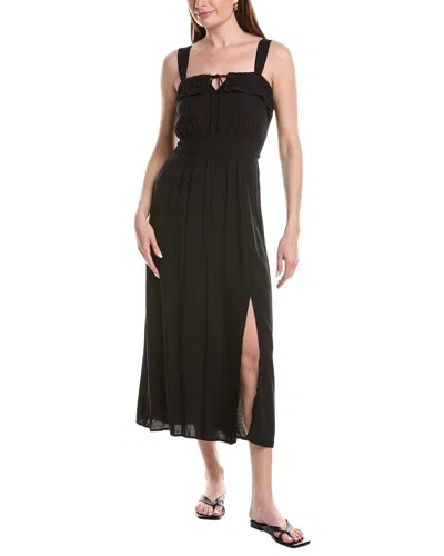 Saltwater Luxe Tank Midi Dress In Black