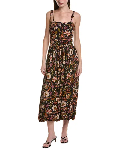 Saltwater Luxe Tank Midi Dress In Brown