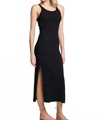 Saltwater Luxe Tank Midi Dress In Black